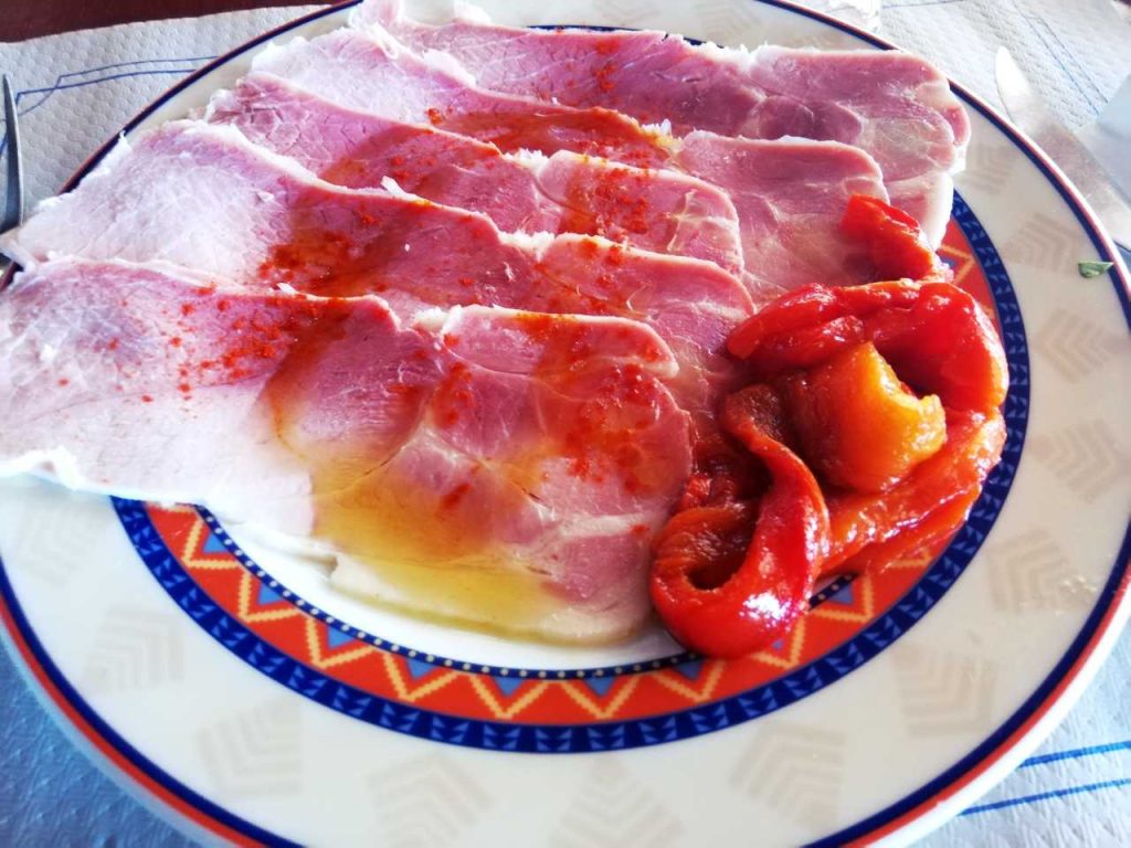 Las Médulas – hiszpańska szynka jamon