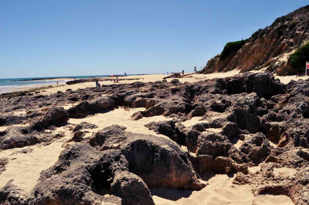 Portugalia Plaże Costa Alentejana - Praia de Vila Nova Milfontes - skały
