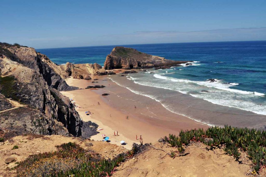 Plaże Costa Alentejana - Praia dos Alteirinhos - krajobraz