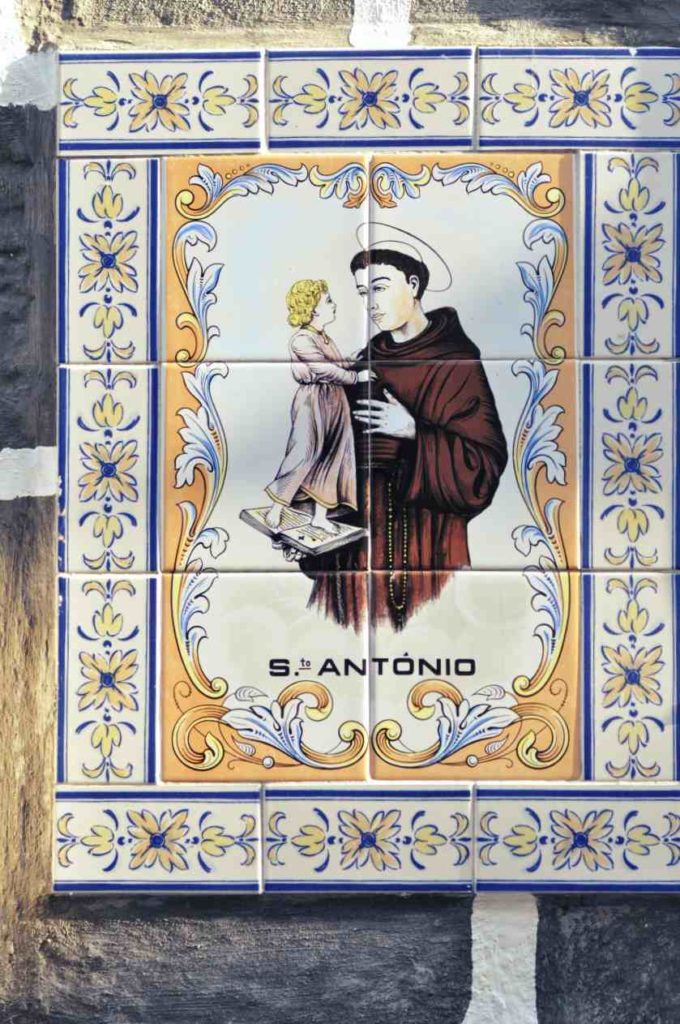 Portugalskie płytki – azulejos - św. Antoni
