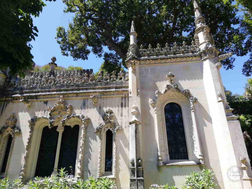 Quinta da Regaleira - Sintra - budynek w stylu manuelińskim