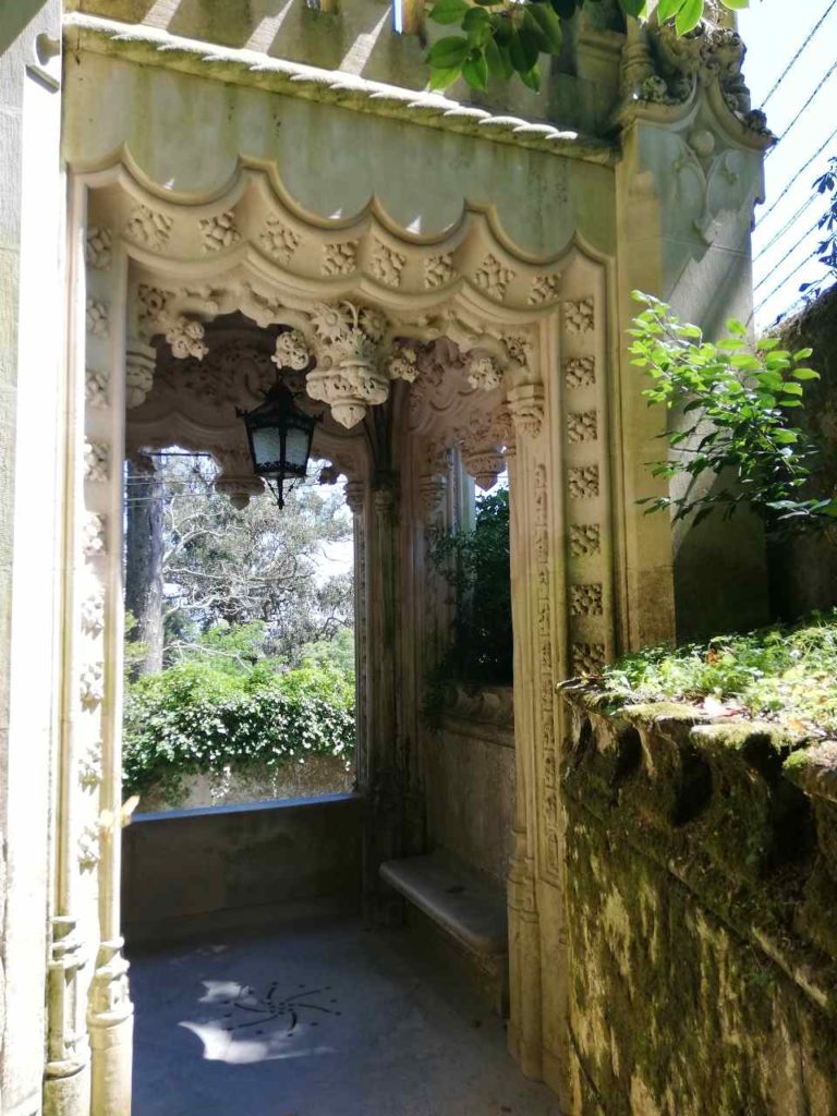 Quinta da Regaleira - Sintra - loggia - wejście