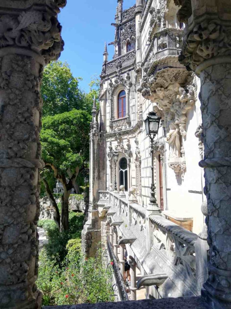 Quinta da Regaleira - Sintra - pałac - taras