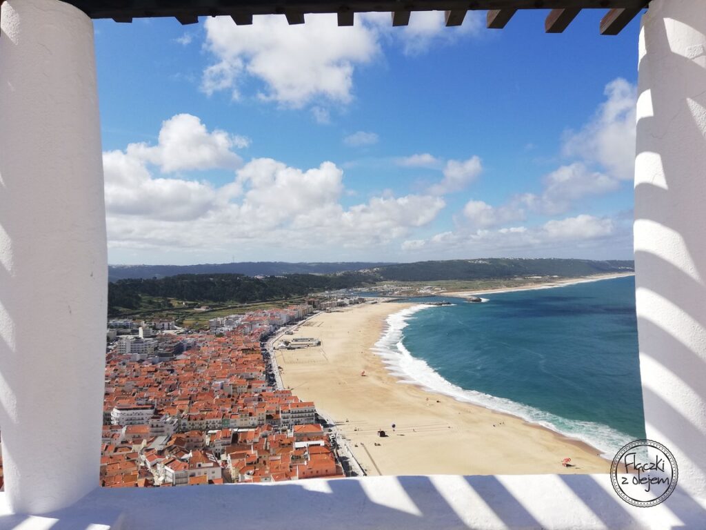 Portugalia - Nazare - panorama miasta