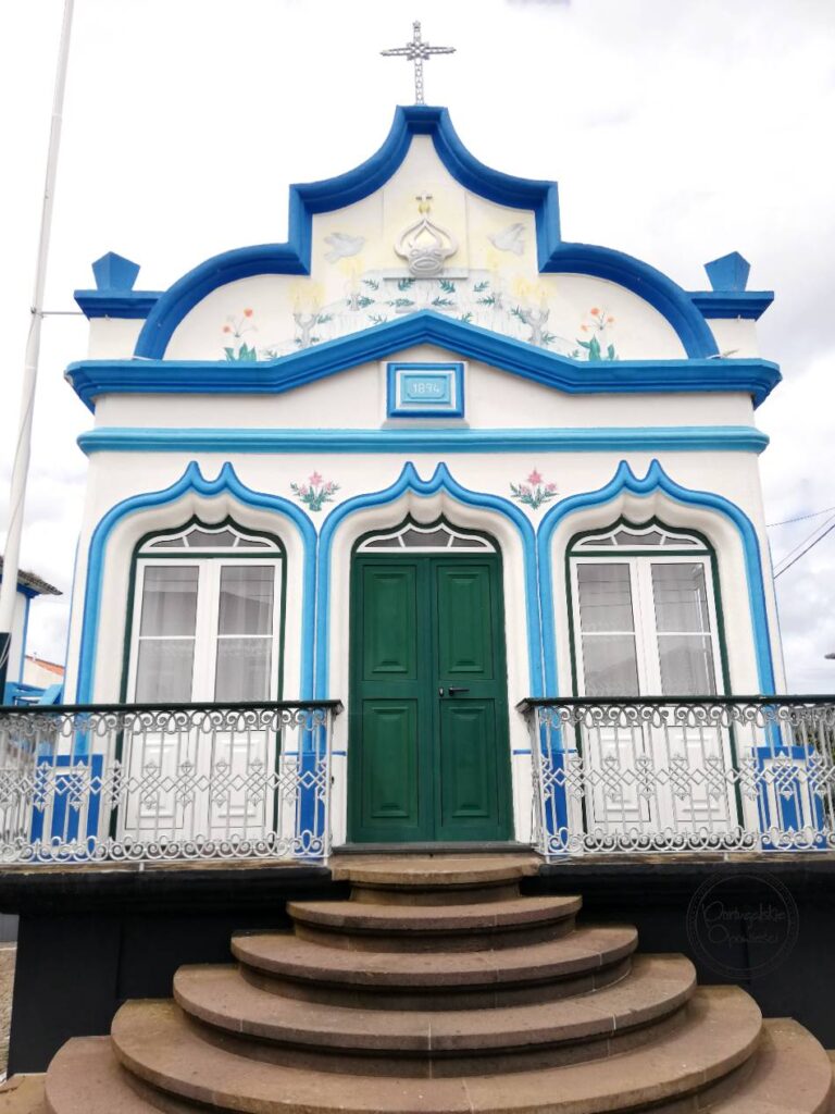 Azory - Wyspa Terceira -kaplica błękitna