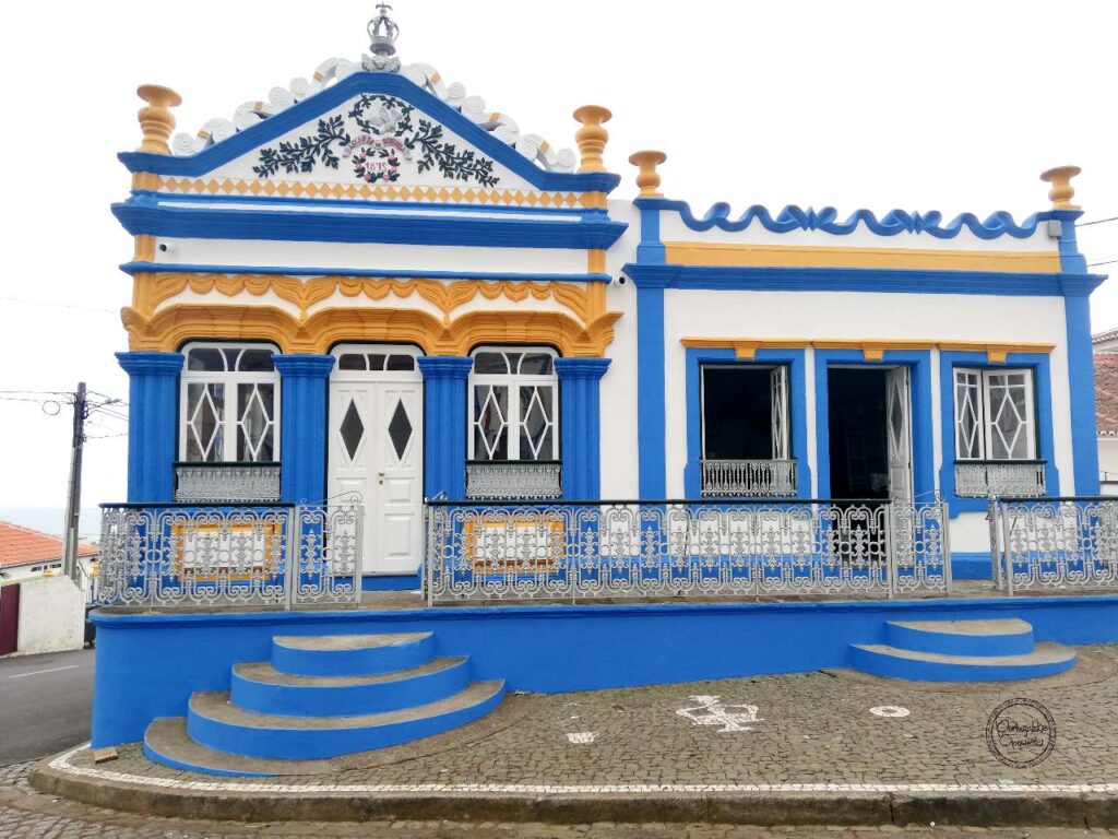 Azory - Wyspa Terceira -kaplica niebieska