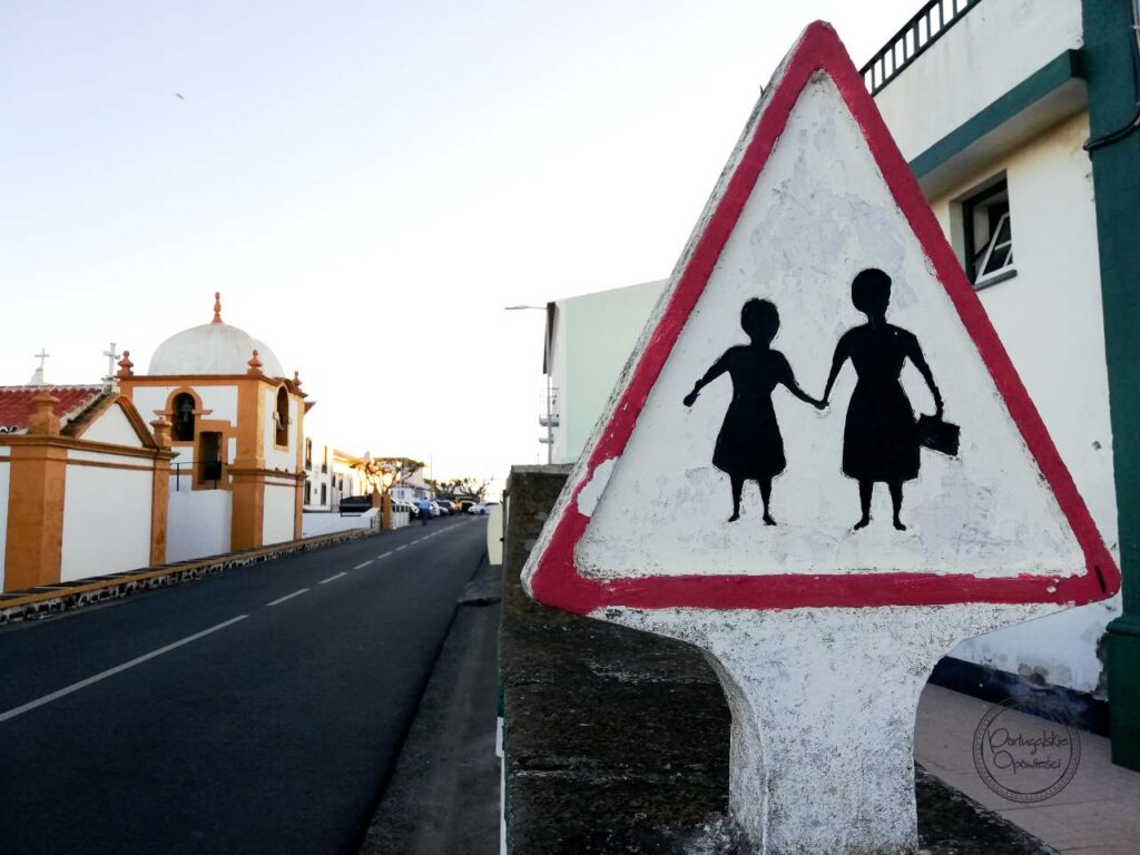 Znak drogowy - Terceira - Azory