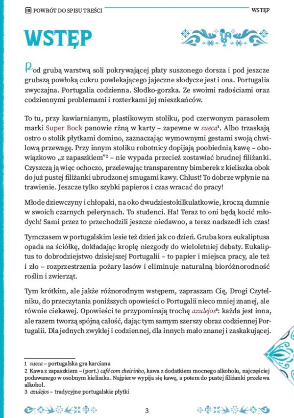 Ebook - Zakamarki portugalskiej codzienności - WSTĘP