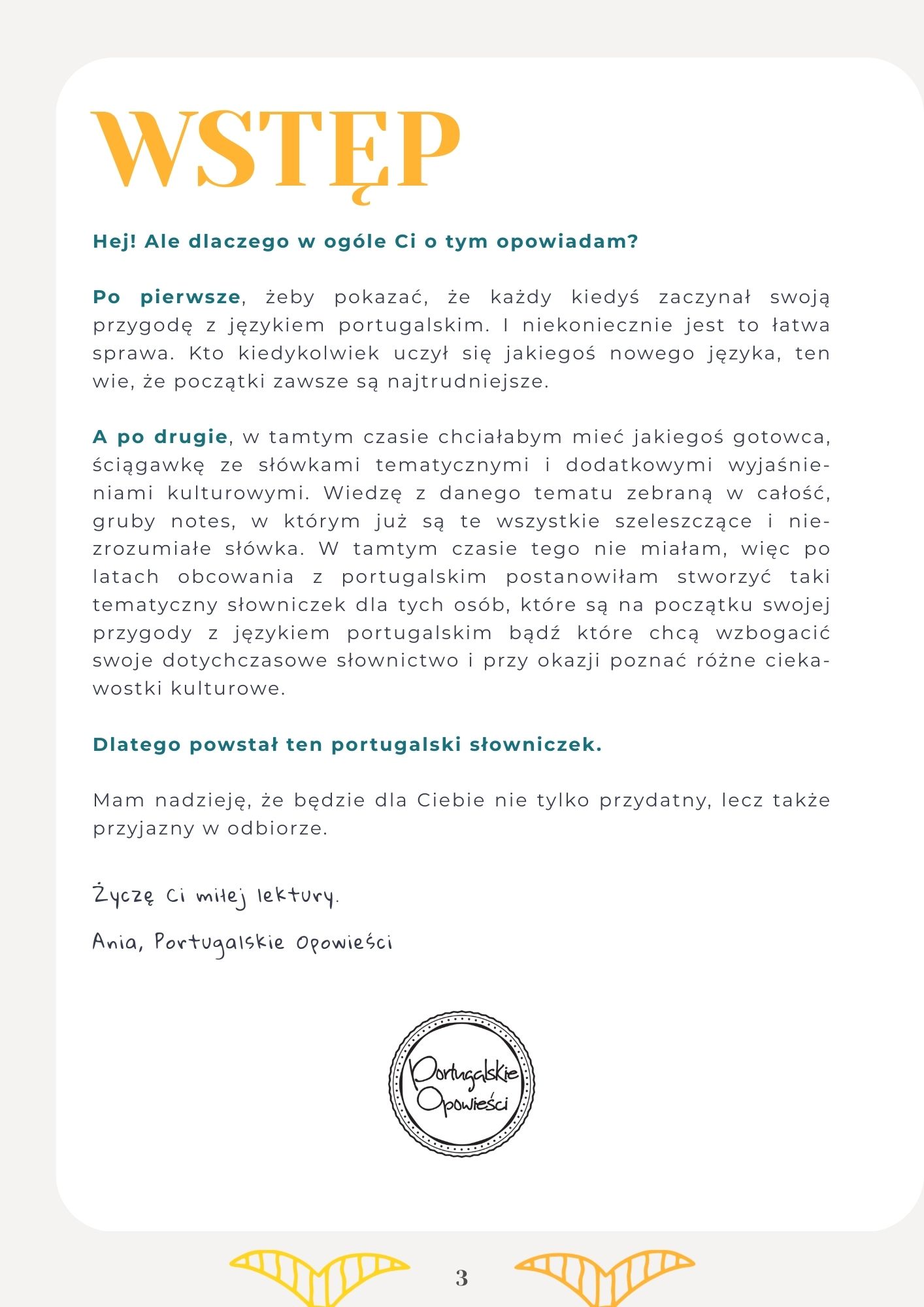 Portugalski słowniczek - Produkty spożywcze - Portugalskie opowieści - Wstęp 2